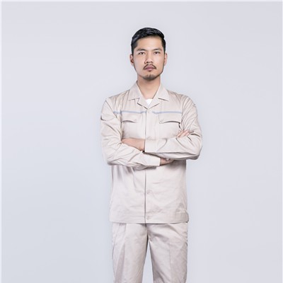 米色套装工服图2