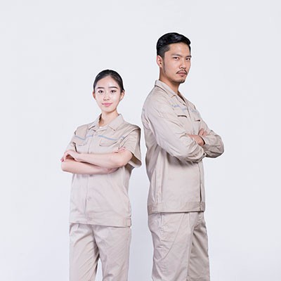 米色套装工服图3