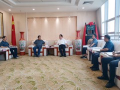 陕煤协会朱周岐会长到彬长矿业公司走访调研