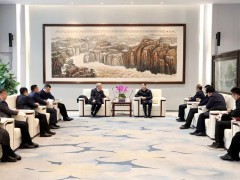 张文琪会见隆基绿能科技股份有限公司创始人、总裁李振国一行